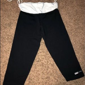 Black Body Fit Wear Cropped Leggings